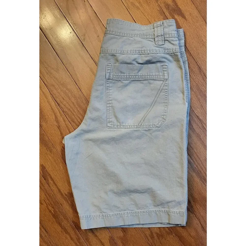 Columbia Mens Cargo Shorts Size 34 Tan Cargo Pockets Cotton